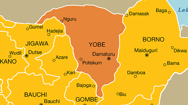Yobe state map