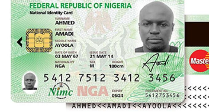 NIMC: National ID card issuance ongoing