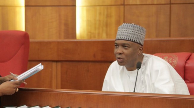 Some people have been paid to protest against me, says Saraki