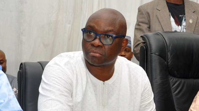 EXTRA: Fayose ‘joins’ Buhari in China