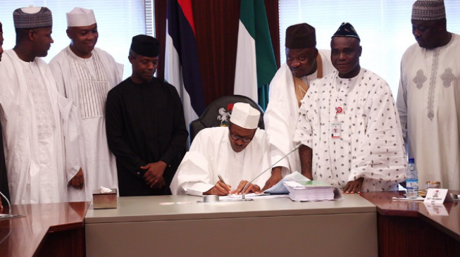 Budget signed… 5 months after presentation