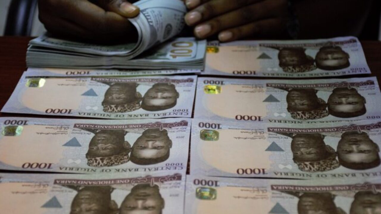 Naira appreciates by 1.5% against dollar