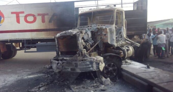 Tanker explodes in Lagos