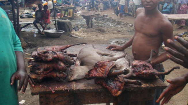 Ebola over, bush meat business booms in Lagos markets