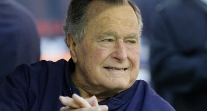 George Bush Sr hospitalised for ‘short breath’