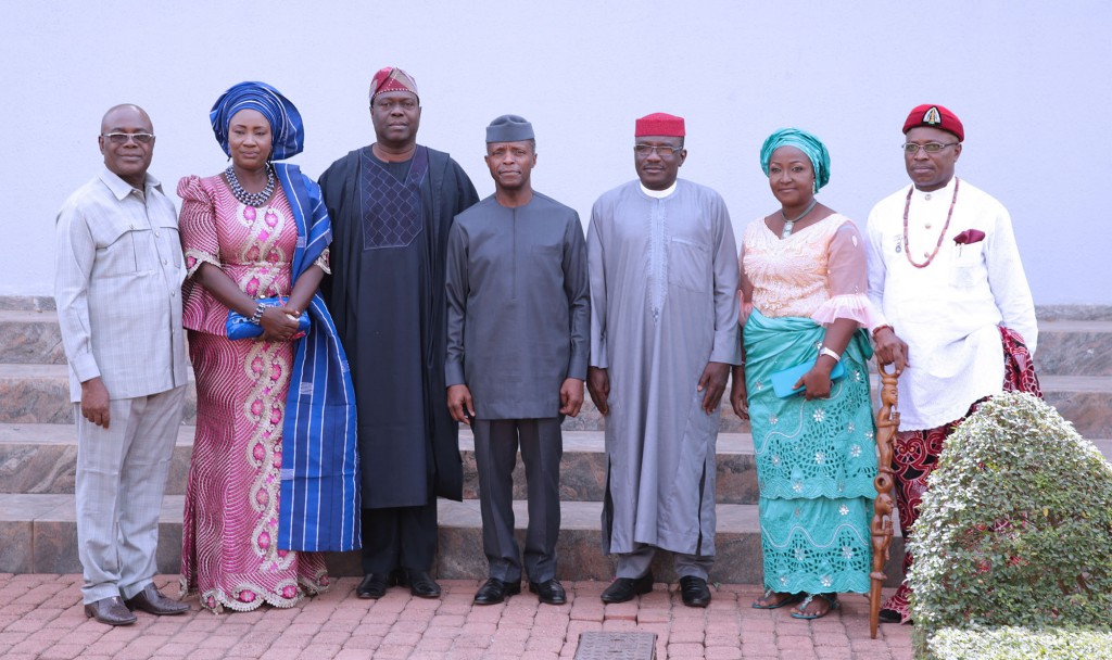 ACTING PRESIDENT OSINBAJO SWEARS IN NAT POPULATION COMMISSIONERS