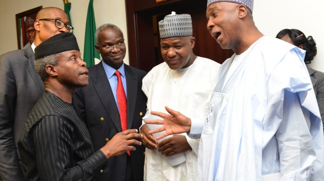 Image result for osinbajo saraki