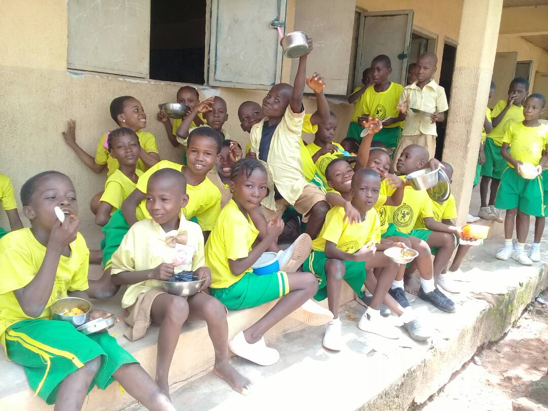 For the pupils, it is a thing of joy and happiness... days of missing school are over!