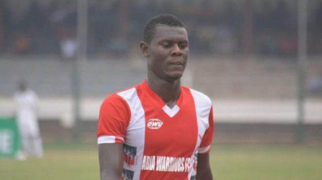 Abia Warriors’ Shedrack Asiegbu wins VAT Wonder Goal award