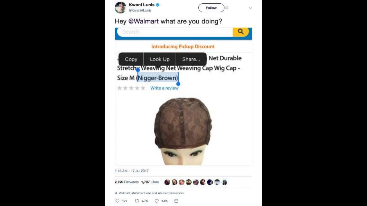 Wig cap best sale walmart