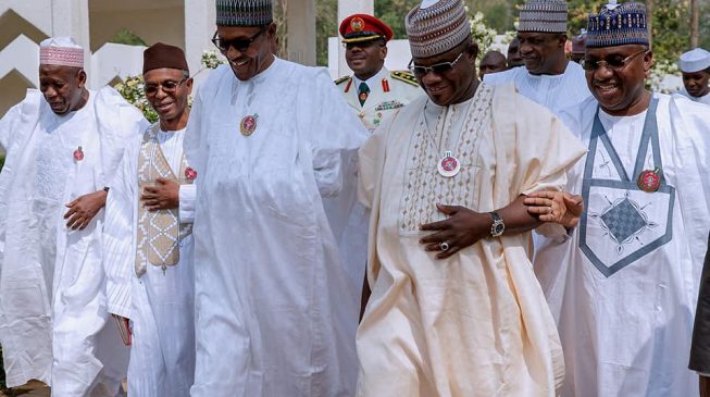 Seven governors say Buhari must re-contest in 2019