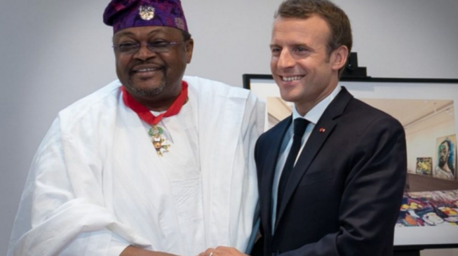 Mike Adenuga receives France’s highest national honour