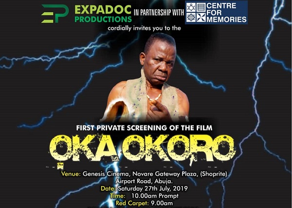 WATCH: 'Oka Okoro', Nollywood movie on Igbo folklore, to premier in Abuja