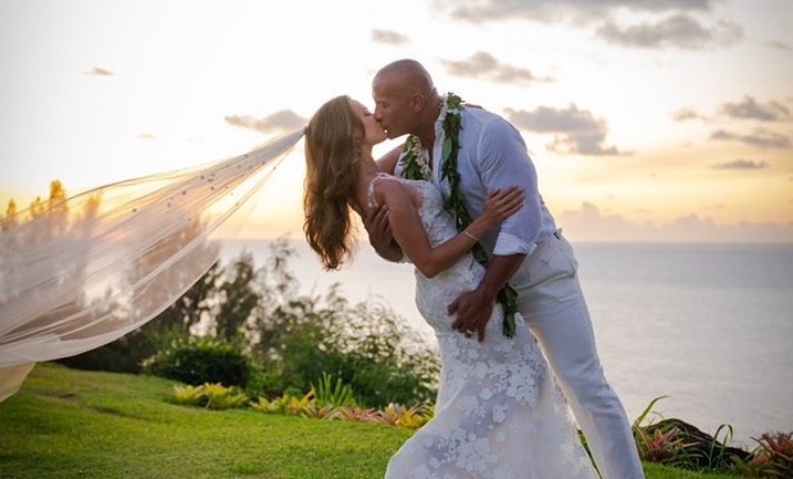 ‘The Rock’ marries long-time girlfriend in Hawaii