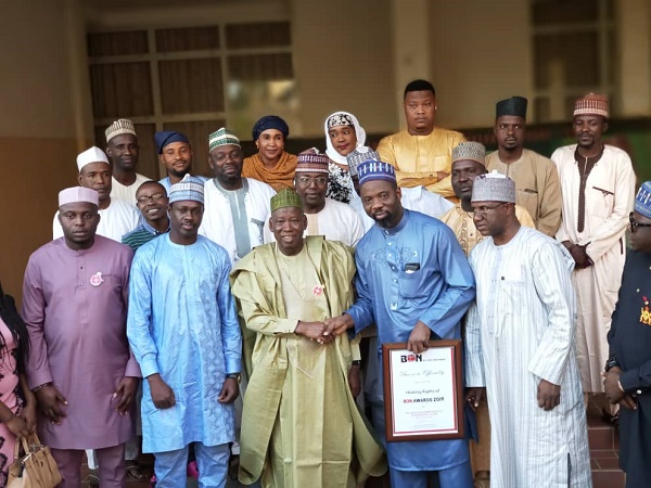 Ganduje accepts hosting rights for 2019 BON Awards