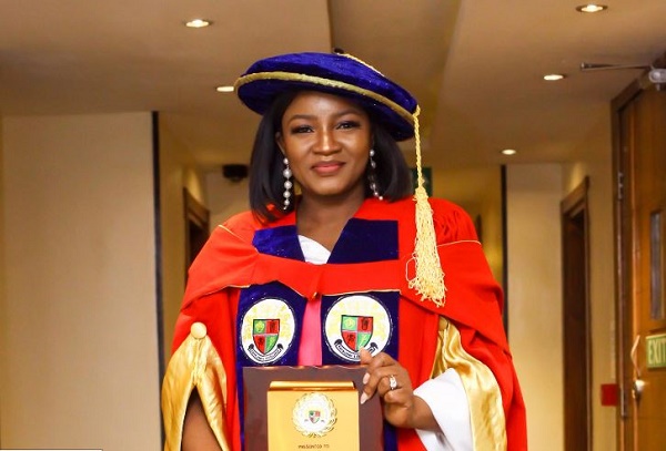 Omotola bags honorary doctorate degree from Igbinedion University