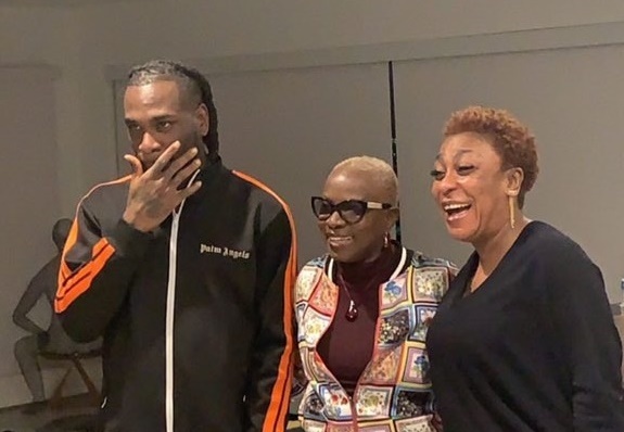 Angelique Kidjo hangs out with Burna Boy, his mum -- days after Grammys