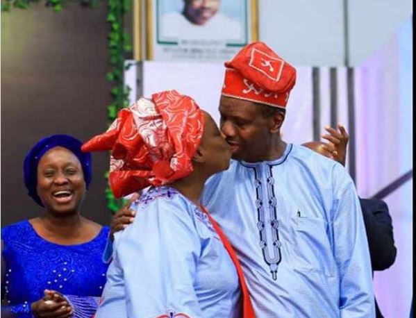 Valentine’s Day: Adeboye kisses wife in throwback picture