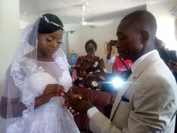 PHOTOS: Taraba couple weds in living room amid COVID-19 lockdown