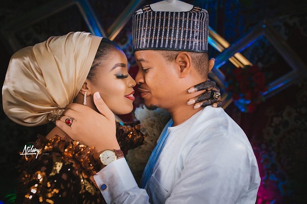 'It has to be you if I'm doing it again' -- MC Tagwaye celebrates marriage to Buhari aide's daughter