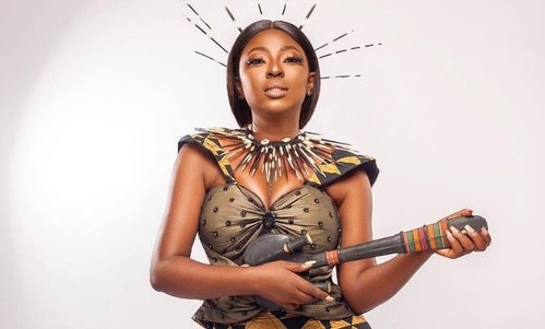 PHOTOS: Yvonne Jegede recreates looks from 2Baba’s ‘African Queen’