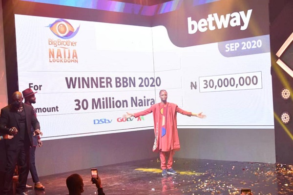 Laycon wins Big Brother Naija season 5