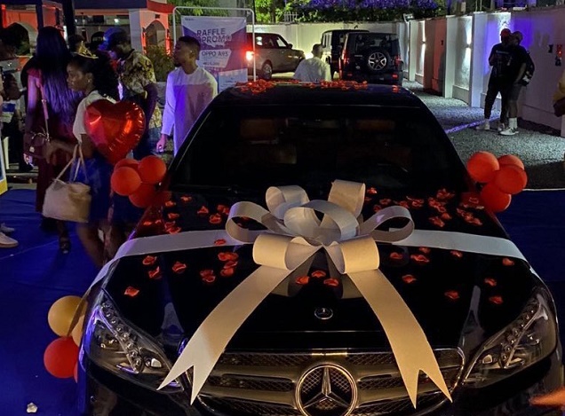 Fans gift Laycon a brand new Benz on birthday