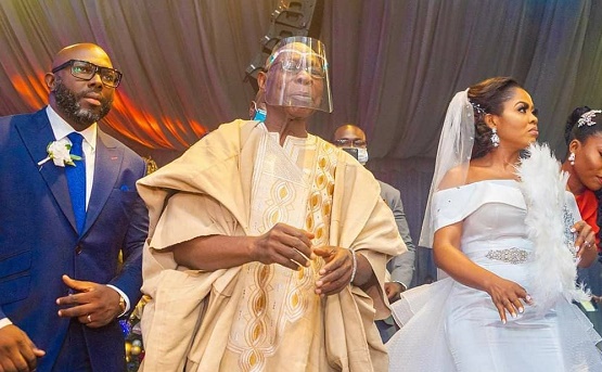 PHOTOS: Dapo Abiodun, Nuhu Ribadu grace Seun Obasanjo’s wedding