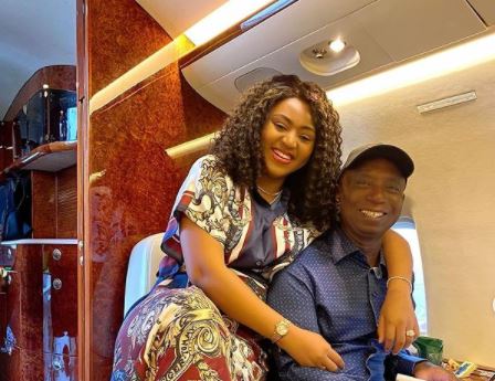 'You're like King Solomon' -- Regina Daniels hails husband on 60th birthday