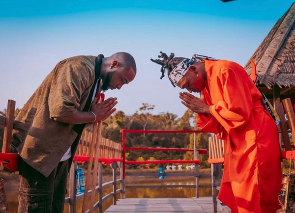 WATCH: Davido teaches Mayorkun martial arts in 'The Best' visuals