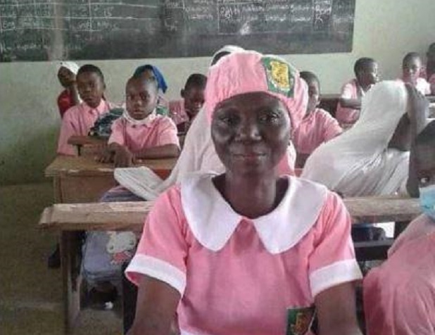 PHOTOS: 50-year-old woman becomes JSS2 student in Kwara