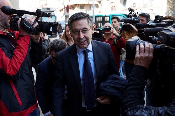 Bartomeu, ex-Barcelona president, arrested as police raid club offices