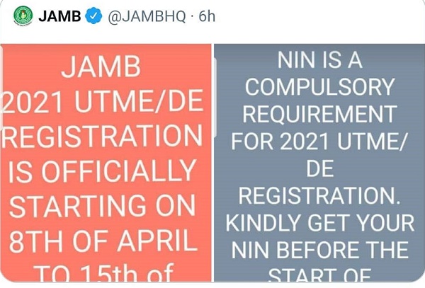 EXTRA: JAMB under fire for using WhatsApp status screenshots to announce 2021 UTME