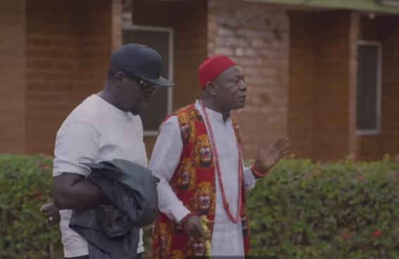 WATCH: Nkem Owoh teaches Illbliss Igbo apprenticeship system in ‘The Hero’s Walk’