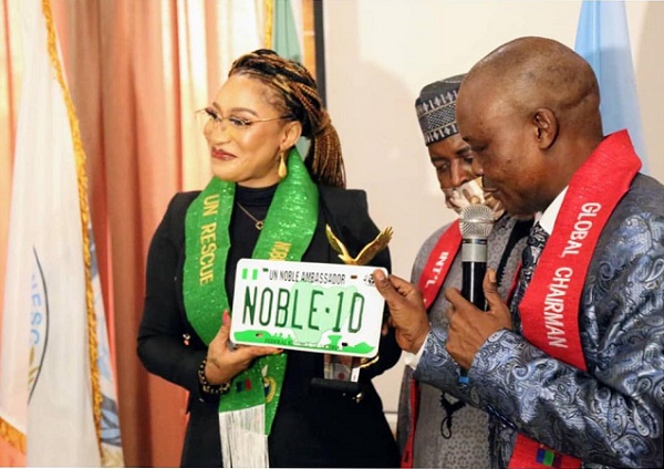 PHOTOS: Tonto Dikeh becomes ambassador for UN's rescue services