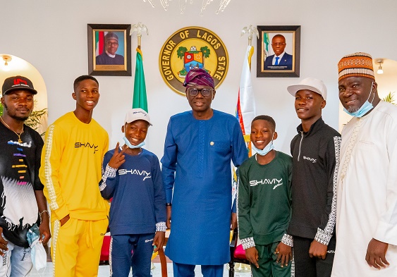 'We're proud of you' -- Sanwo-Olu hosts Ikorodu Bois