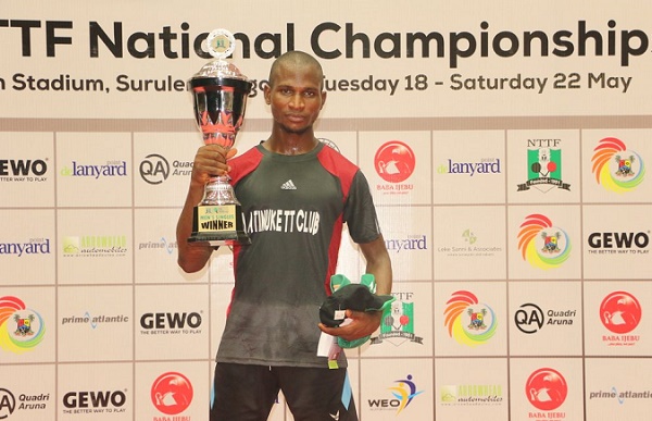 Rilwan Akanbi, Fatimo Bello emerge champions at 2021 NTTF national championship