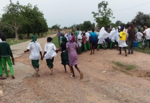 Police on Kebbi students