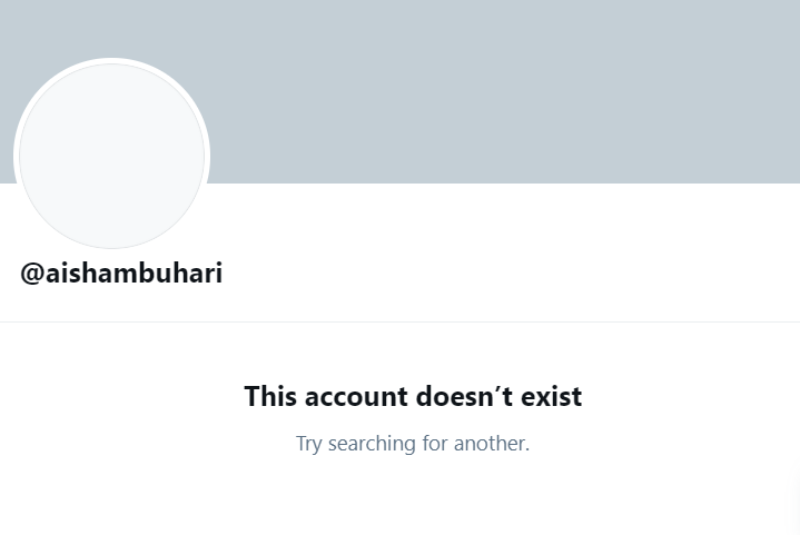 Aisha Buhari Twitter