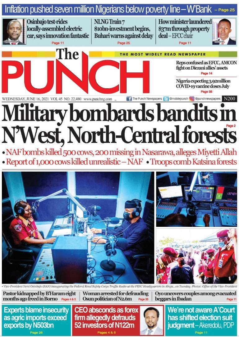 The Punch headlines