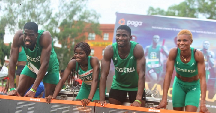 Mixed relay team