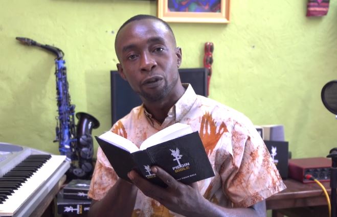 Meet the Nigerian man who translates Bible from English to Pidgin