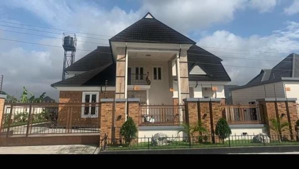 PHOTOS: ‘Okon Lagos’ flaunts his newly built mansion