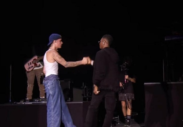 WATCH: Wizkid, Justin Bieber perform 'Essence' on stage at Jay-Z's concert