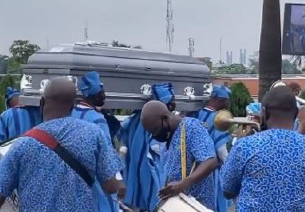 PHOTOS: Tiwa Savage buries dad in grand style