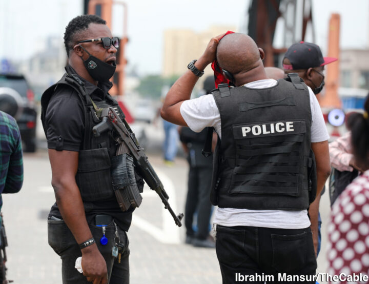 TheCable stock photo of officers of the Nigeria Police force