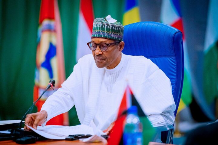 President Muhammadu Buhari on electoral bill