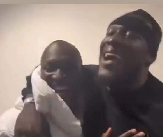 VIDEO: Lukaku meets lookalike Stormzy at Wizkid's O2 Arena concert