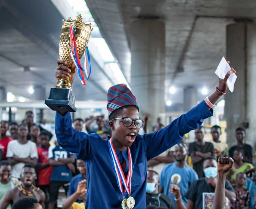 Meet 18-year-old bus conductor who became chess champion in Lagos slum