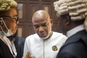 Nnamdi Kanu, IPOB leader on trial